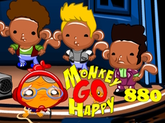 Laro Monkey Go Happy Stage 880 New Monkeys On Block Theme