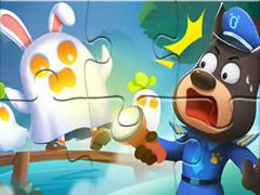 Laro Jigsaw Puzzle: Baby Panda Haunted Town