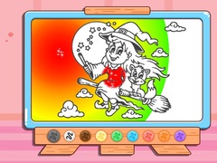 Laro Coloring Book: Halloween Little Witch