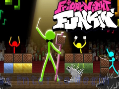 Laro FNF Rush E : Animation vs. Minecraft