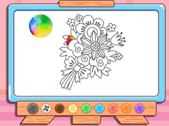 Laro Coloring Book: Flower Bouquet