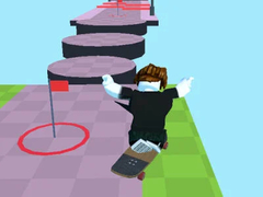 Laro Obby: Skateboard Race
