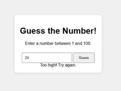 Laro Number Guessing Game
