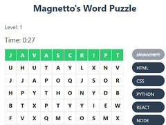 Laro Magnetto's Word Puzzle