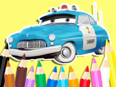 Laro Coloring Book: Cars Sheriff