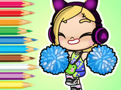Laro Coloring Book: Avatar World Cheerleader