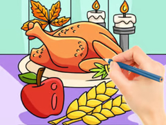 Laro Coloring Book: Thanksgiving Turkey Meal