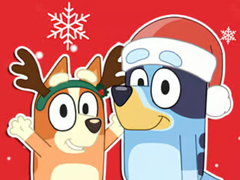 Laro Jigsaw Puzzle: Bluey Christmas Gift