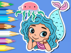 Laro Coloring Book: Jellyfish Mermaid
