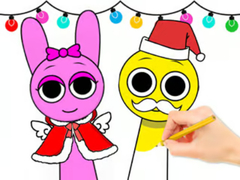 Laro Coloring Book: Sprunki Christmas