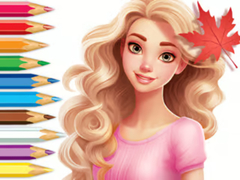 Laro Coloring Book: Barbie Autumn Tale
