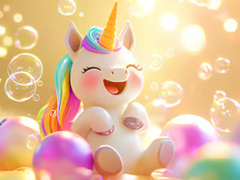 Laro Jigsaw Puzzle: Unicorn Bubble Fun