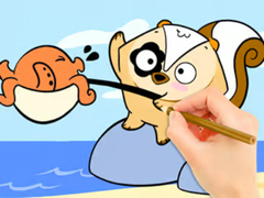Laro Coloring Book: Fishing Surprise