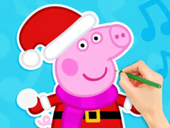 Laro Coloring Book: Peppa Pig Snowman