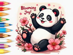 Laro Coloring Book: Little Panda Cherry Blossoms