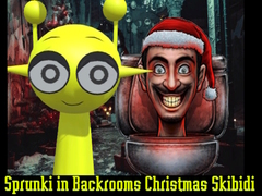 Laro Sprunki in Backrooms Christmas Skibidi 
