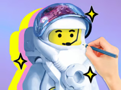 Laro Coloring Book: LEGO Astronaut