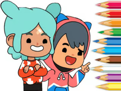 Laro Coloring Book: Toca Boca Friends