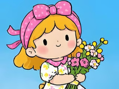 Laro Jigsaw Puzzle: Little Flower Girl