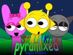 Laro Sprunki Pyramixed: Night Edition