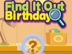 Laro Find It Out Birthday