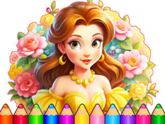 Laro Coloring Book: Flower Dress Up