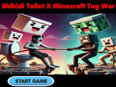 Laro Skibidi Toilet X Minecraft Tug War