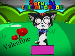 Laro Sprunki Valentine Coloring book