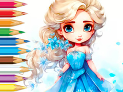 Laro Coloring Book: Frozen Princess