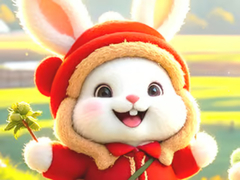 Laro Jigsaw Puzzle: Hiking Bunny