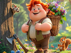 Laro Find The Differences: The Honest Woodcutter