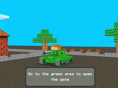Laro Blocky Tank 3D