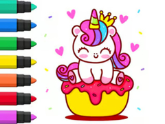 Laro Coloring Book: Unicorn Cupcake