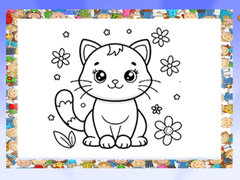 Laro Beautiful Cats Coloring Book