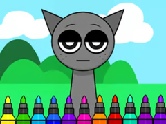 Laro Coloring Book: Sprunki Incredibox Gray