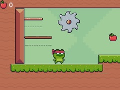 Laro Green Ninja Collects Apples