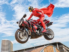Laro Real Motorbike Super Hero Stunt 3D