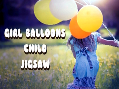 Laro Girl Balloons Child Jigsaw