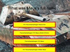 Laro Tank Quiz: Maus