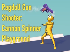 Laro Ragdoll Gun Shooter: Cannon Spinner Playground