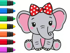 Laro Coloring Book: Elephant