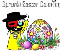 Laro Sprunki Easter Coloring