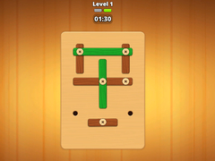 Laro Wood Screw: Bolts Puzzle