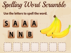 Laro Spelling Word Scramble