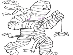 Laro Mummy Coloring Book