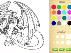 Laro Dragon Chimera Coloring Book