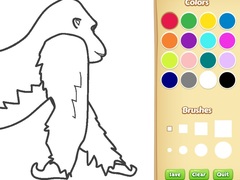 Laro Gorilla Coloring Book for Kids