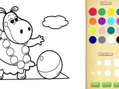 Laro Baby Farm Animals Coloring Book for Kids