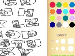 Laro Alphabet Animal Coloring Book for Kids