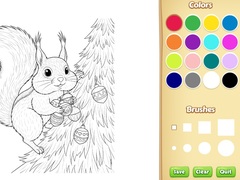 Laro Christmas Animal Coloring Book for Kids
